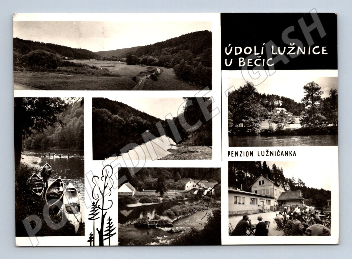 Pohlednice Údolí Lužnice - Penzion Lužničanka (M10239)
