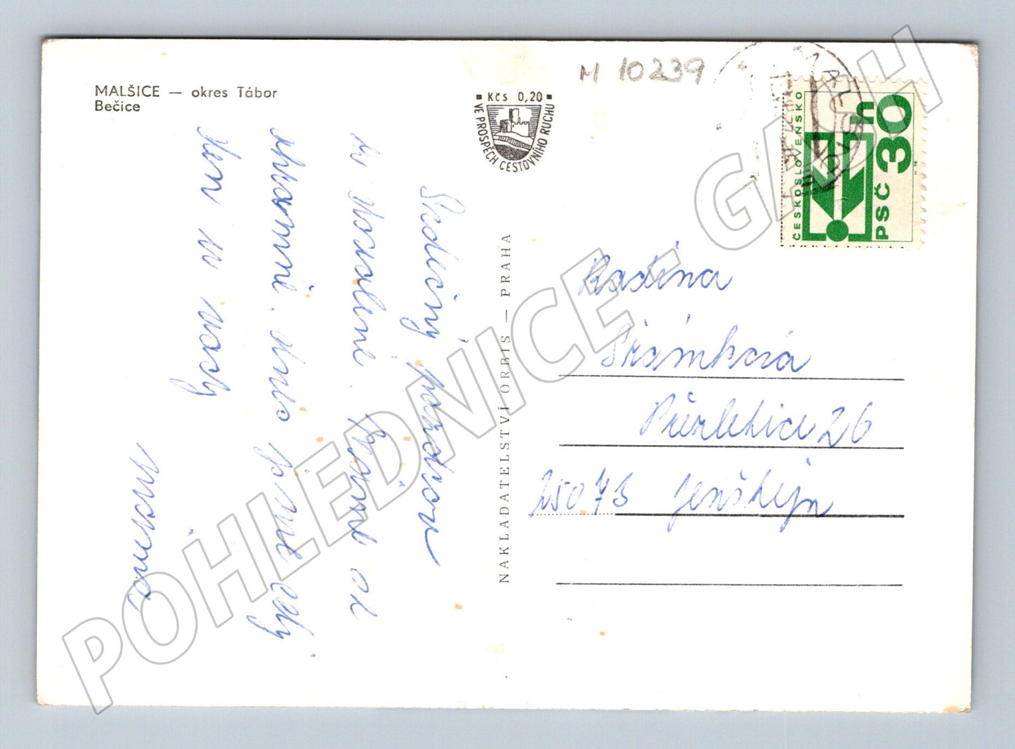 Pohlednice Údolí Lužnice - Penzion Lužničanka (M10239)