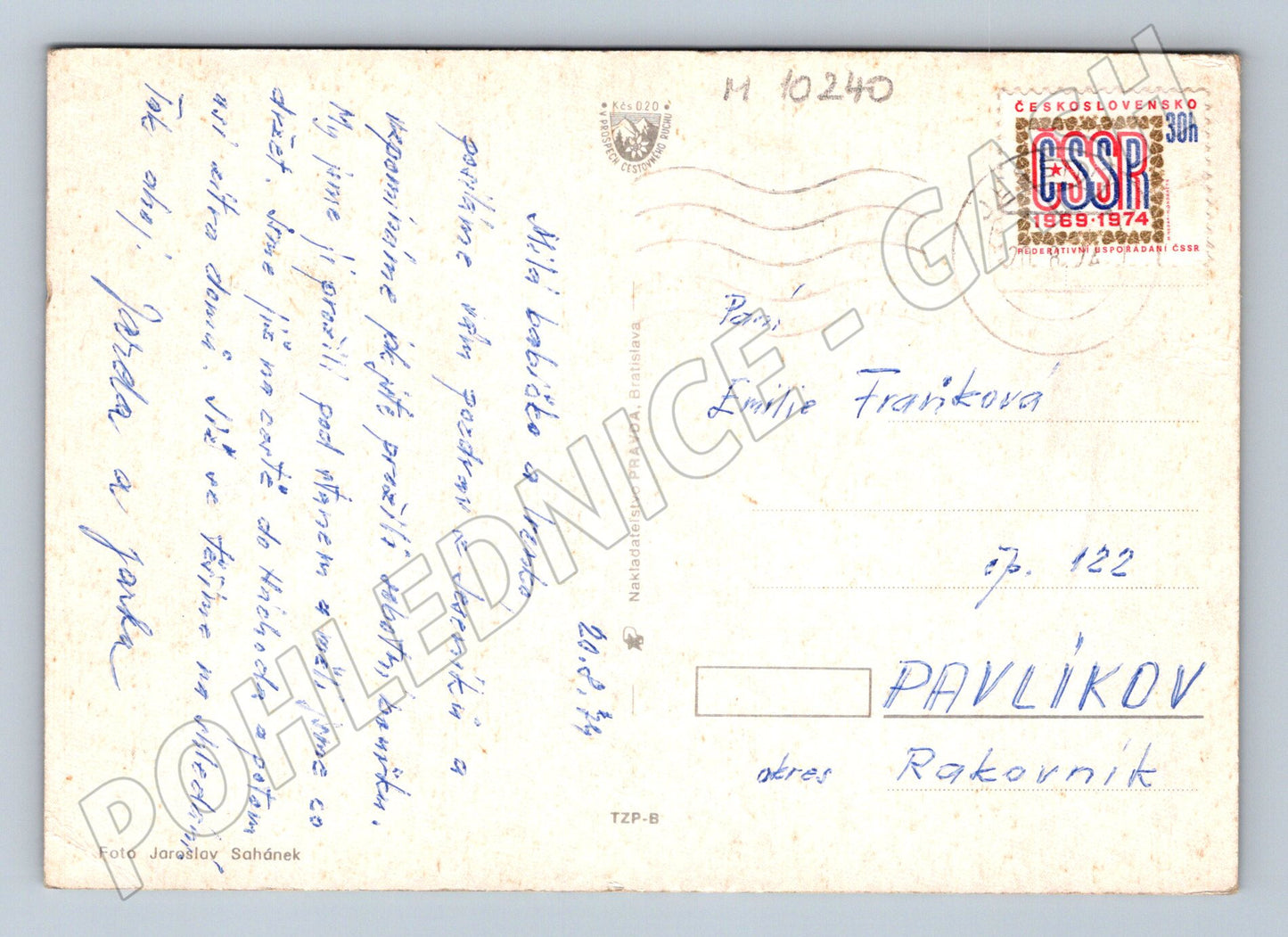 Pohlednice Karlova Studánka – lázně, krajina (M10240)