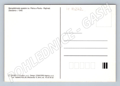 Pohlednice Benediktinské opatství sv. Petra a Pavla (M10242)
