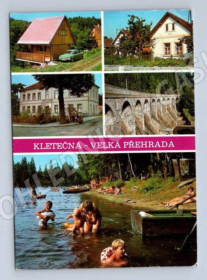 Pohlednice Kletečná – Velká přehrada, Želivka (M10243)