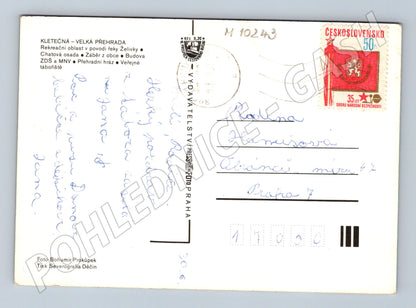 Pohlednice Kletečná – Velká přehrada, Želivka (M10243)
