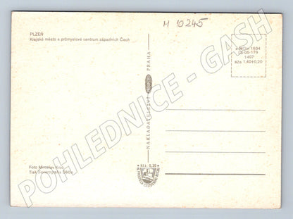 Pohlednice PLZEŇ – více záběrů, znak města (M10245)