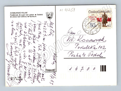 Pohlednice Nymburské Polabí – Nymburk 1985 (M10251)