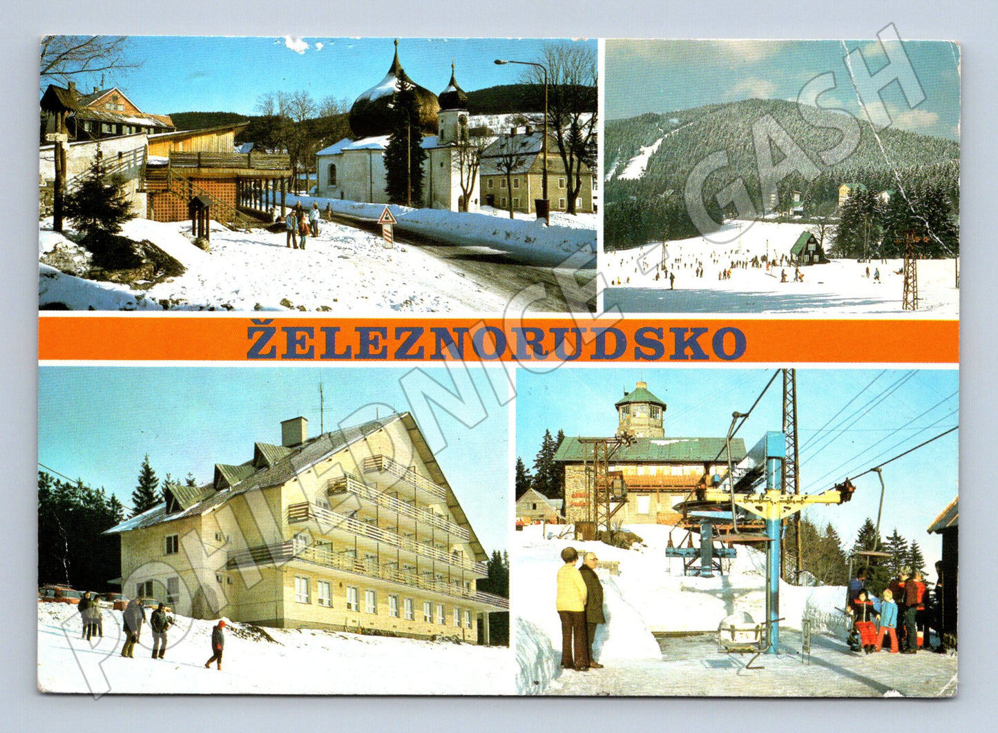 Pohlednice Železnorudsko – Šumava, zimní (M10266)