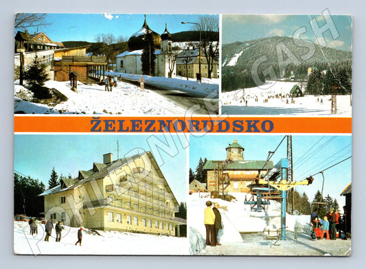 Pohlednice Železnorudsko – Šumava, zimní (M10266)