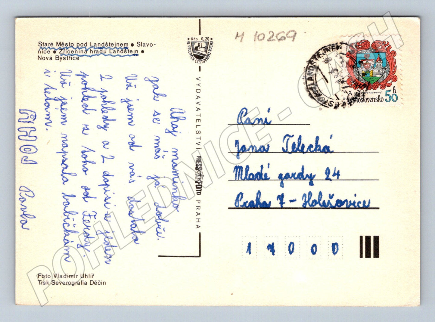 Pohlednice Jindřichohradecko – více záběrů (M10269)