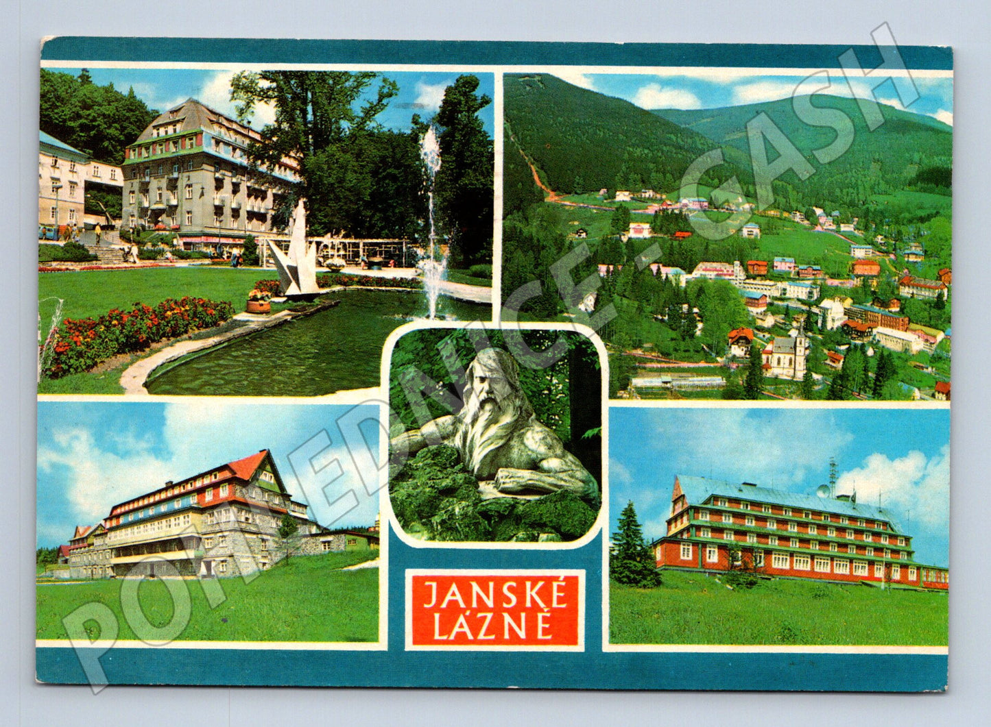 Pohlednice Janské Lázně Krkonoš 1980 (M10271)