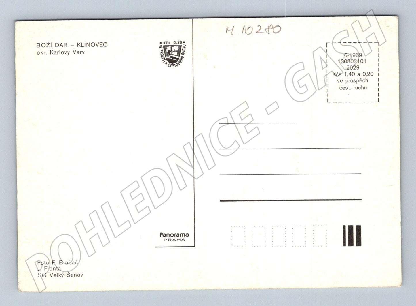 Pohlednice Boží Dar – Klínovec (M10280)