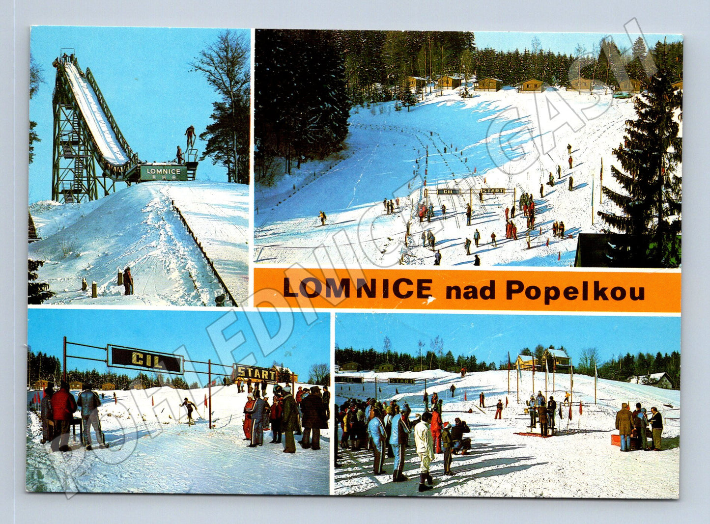 Pohlednice Lomnice nad Popelkou – lyžařský areál (M10282)
