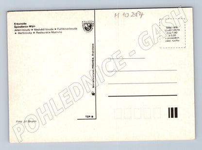 Pohlednice Krkonoše Špindlerův Mlýn – horské boudy (M10284)