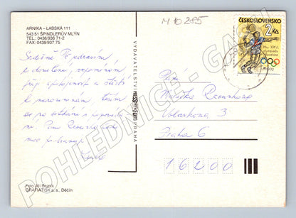Pohlednice Špindlerův Mlýn – Krkonoše, západ slunce (M10285)