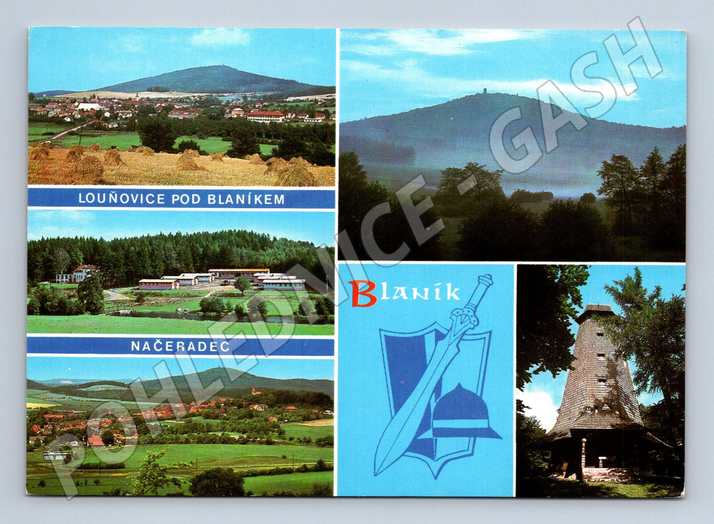 Pohlednice Blaník, Lounovice - Načeradec (M10287)
