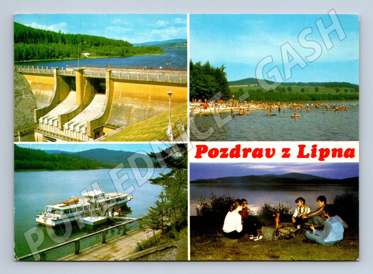 Pohlednice Pozdrav z Lipna – Lipenská přehrada (M10290)