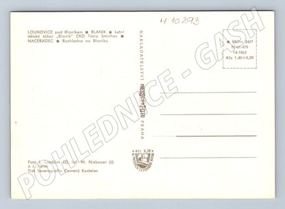 Pohlednice Blaník, Lounovice pod Blaníkem - koláž (M10293)