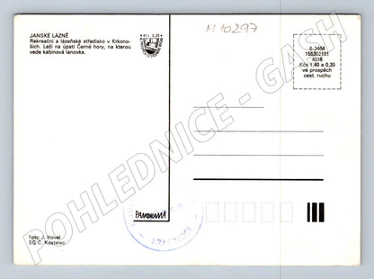Pohlednice Janské Lázně - zimní s lanovkou (M10297)