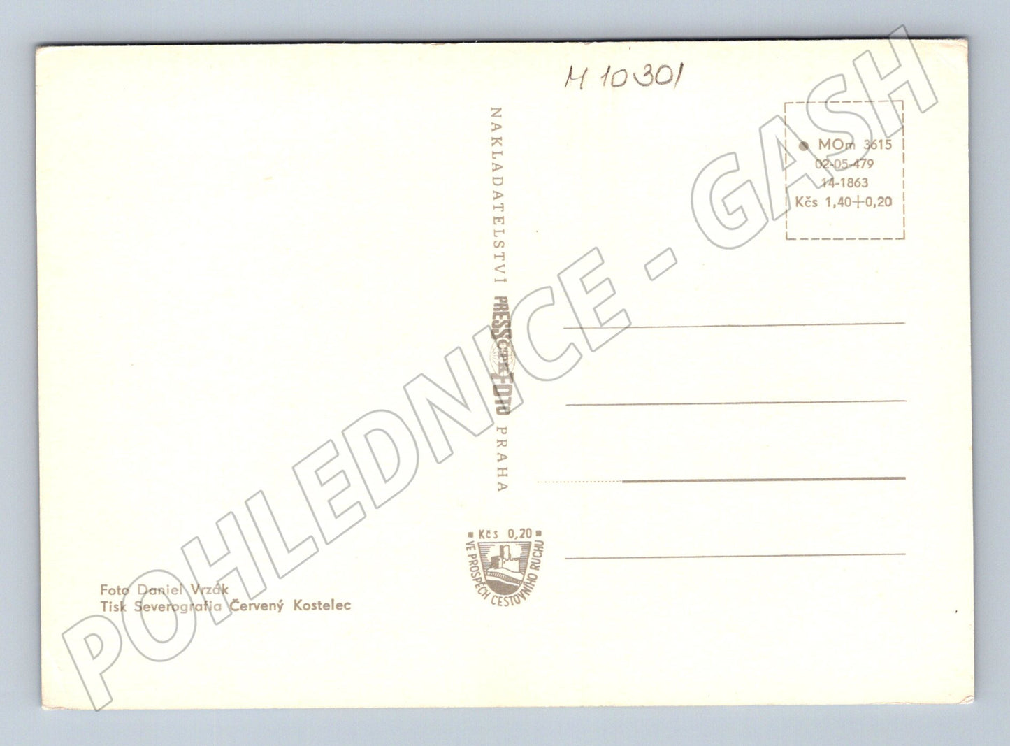Pohlednice Orlík-Sobědraž – rekreační středisko (M10301)