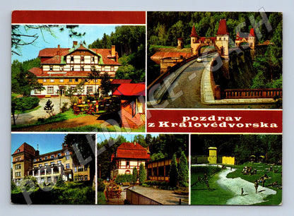 Pohlednice Královédvorsko – Bílá Třemešná, Labská přehrada (M10304)