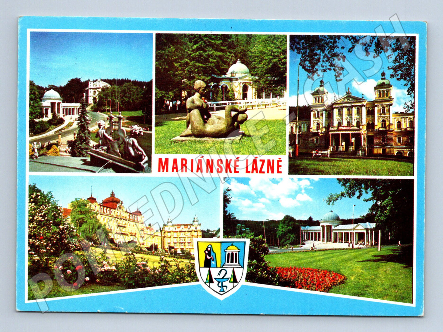 Pohlednice Mariánské Lázně - více záběrů (M10305)