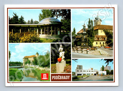 Pohlednice Poděbrady – historické pohlednice, více pohledů (M10312)