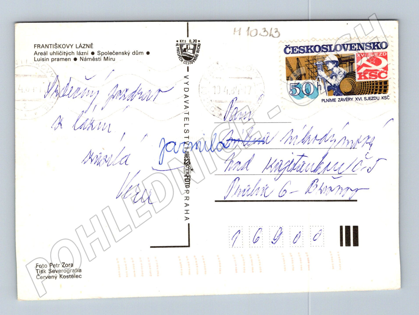 Pohlednice Františkovy Lázně - vícesnímek (M10313)