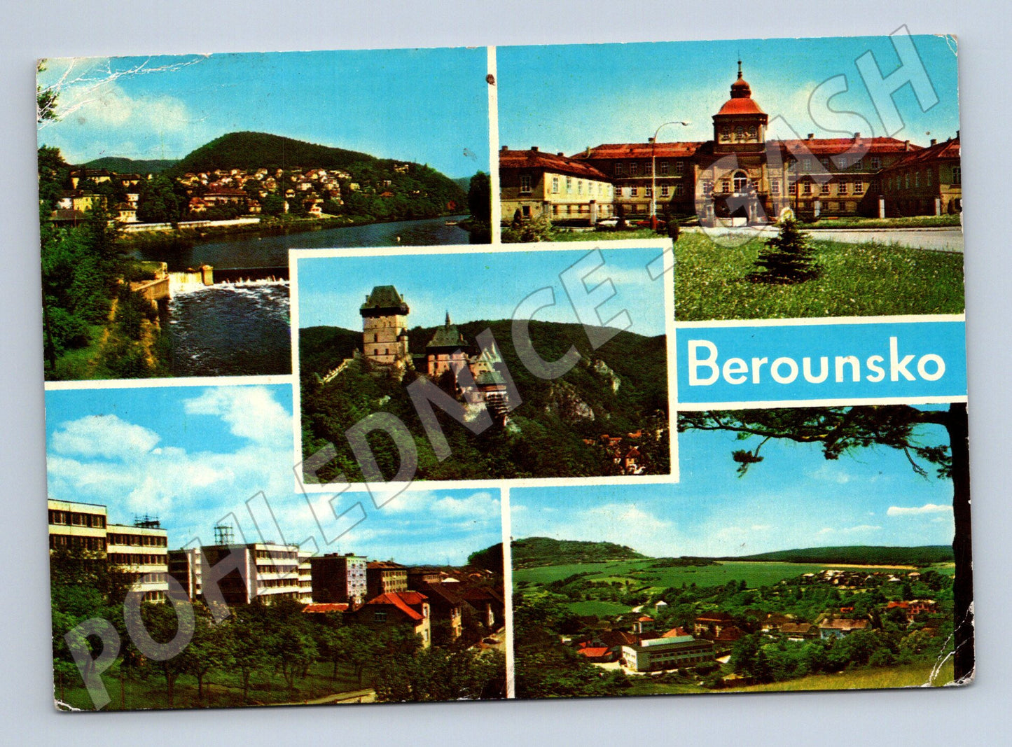 Pohlednice Berounsko – hrad Karlštejn (M10316)
