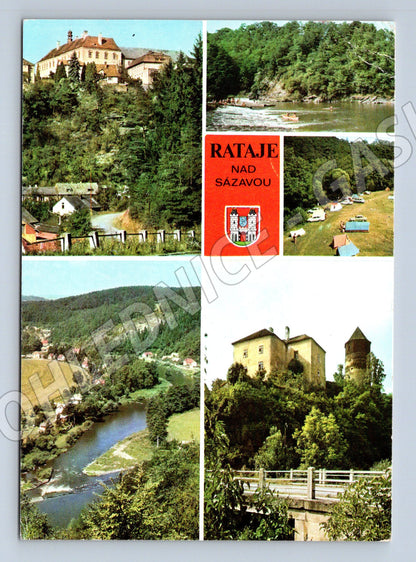 Pohlednice Rataje nad Sázavou hrad Pirkštejn (M10318)