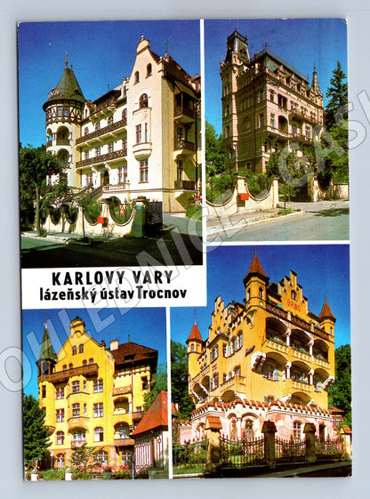 Pohlednice Karlovy Vary lázeňský ústav Trocnov (M10322)