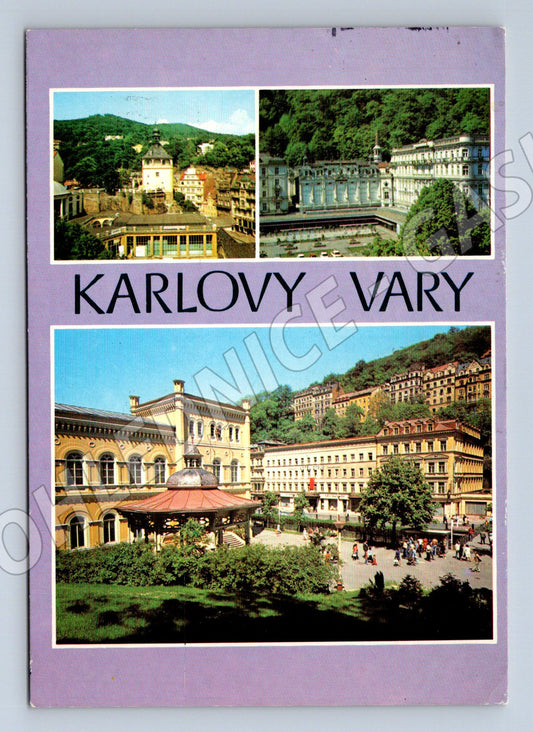 Pohlednice Karlovy Vary, Československo (M10326)