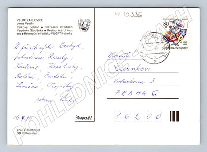 Pohlednice Velké Karlovice – Valašsko (M10336)