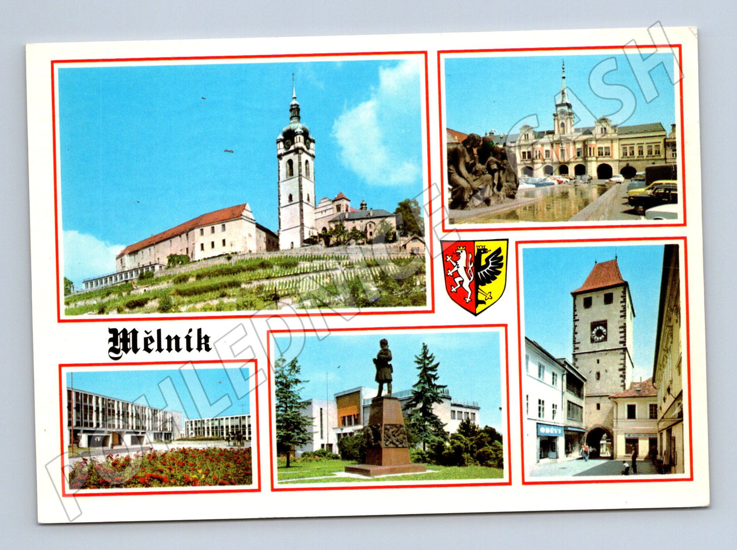 Pohlednice Mělník víceobrázková (M10340)