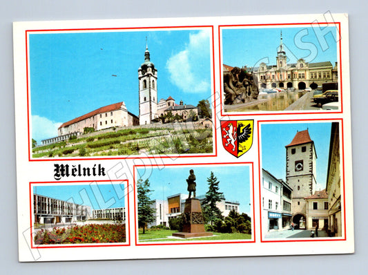 Pohlednice Mělník víceobrázková (M10340)