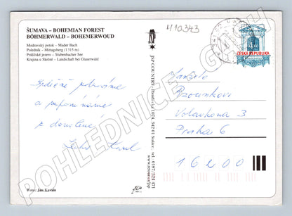 Pohlednice Šumava – rozhledna Poledník (M10343)