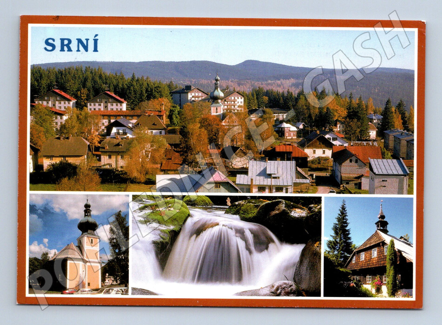 Pohlednice Srní Šumava – barevná, zaslaná (M10345)