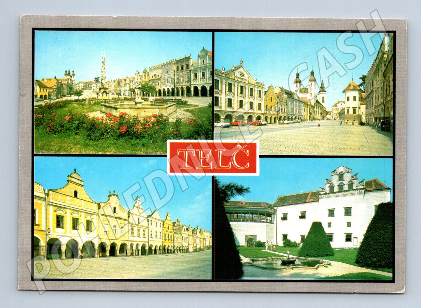 Pohlednice Telč – koláž (M10347)