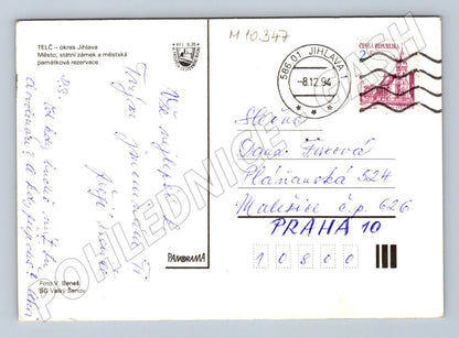 Pohlednice Telč – koláž (M10347)