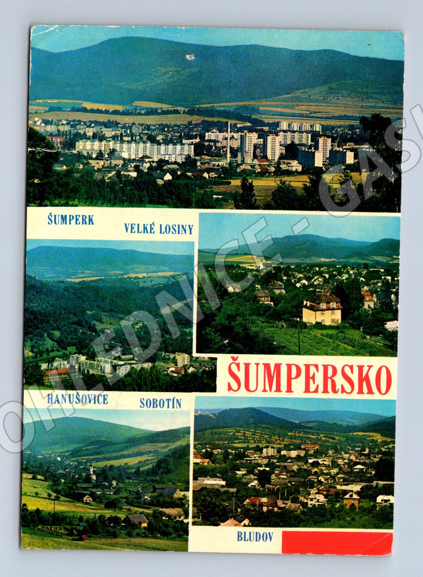 Pohlednice Šumpersko – Šumperk, Velké Losiny (M10358)