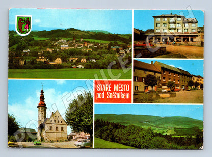 Pohlednice Staré Město pod Sněžníkem – více pohledů (M10371)