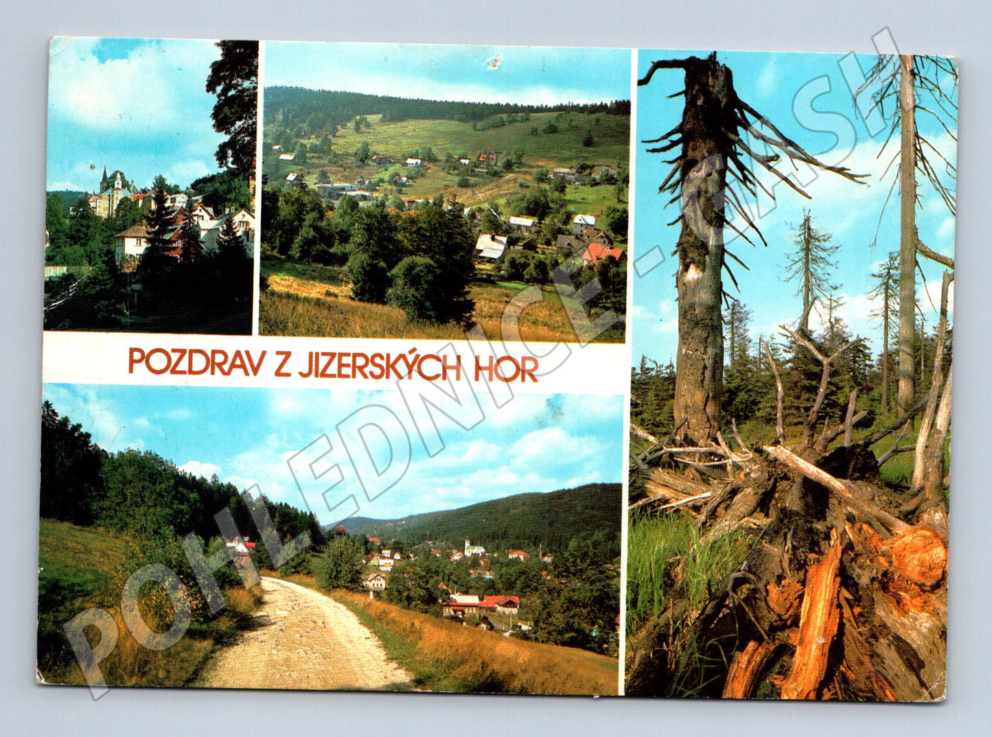 Pohlednice Pozdrav z Jizerských hor (M10372)