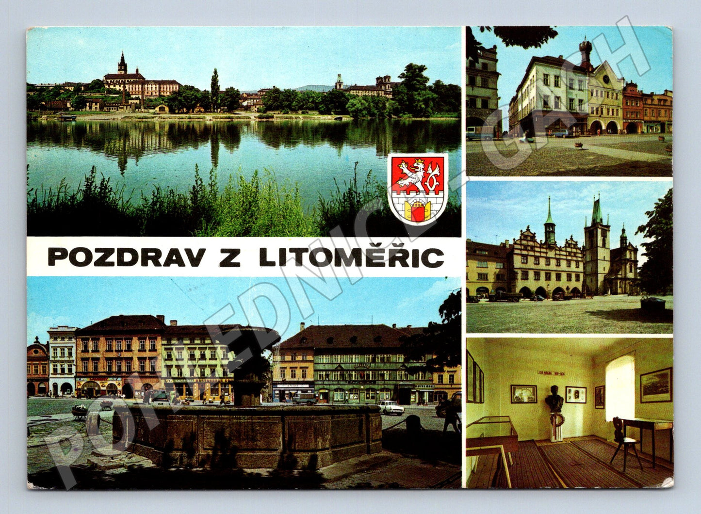Pohlednice Pozdrav z Litoměřic – historické záběry města (M10379)