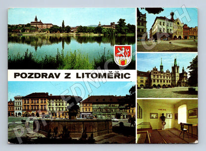 Pohlednice Pozdrav z Litoměřic – historické záběry města (M10379)