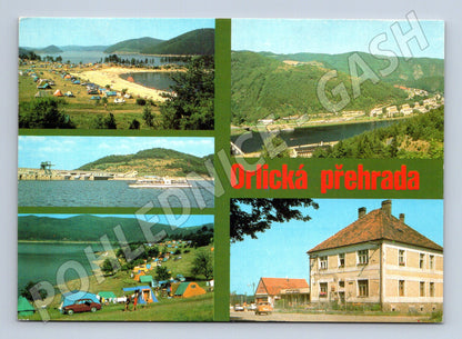 Pohlednice Orlická přehrada 1995 (M10382)