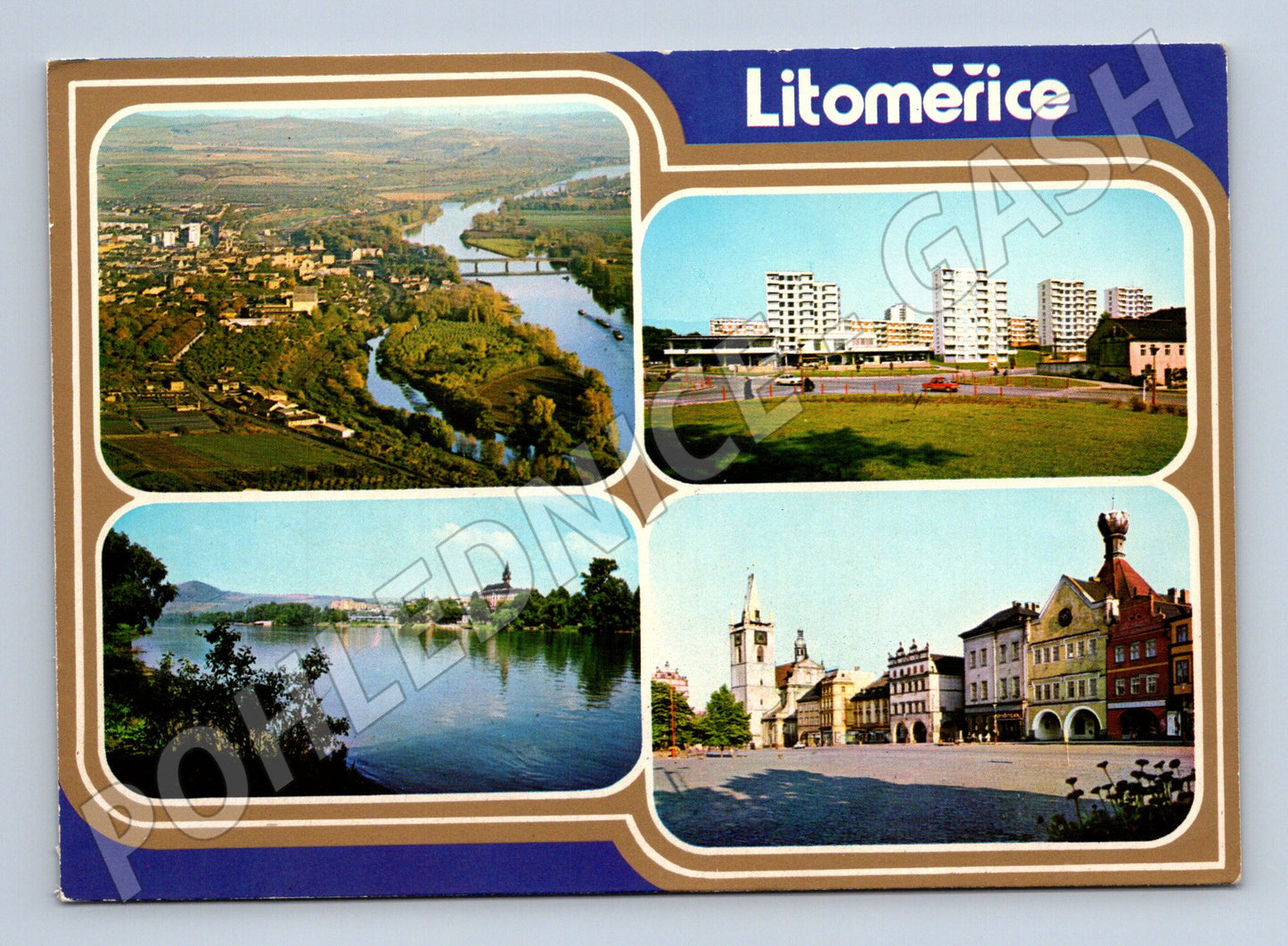 Pohlednice Litoměřice – více pohledů (M10383)