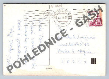 Pohlednice Vánoce ČR 1994 Radostné Vánoce a Nový rok (M1039)