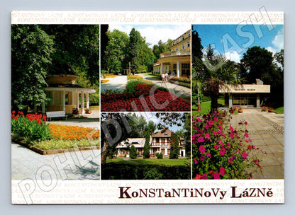 Pohlednice Konstantinovy Lázně – více záběrů (M10390)