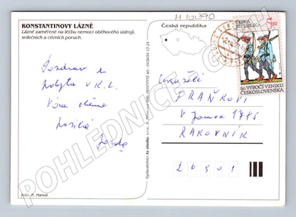 Pohlednice Konstantinovy Lázně – více záběrů (M10390)