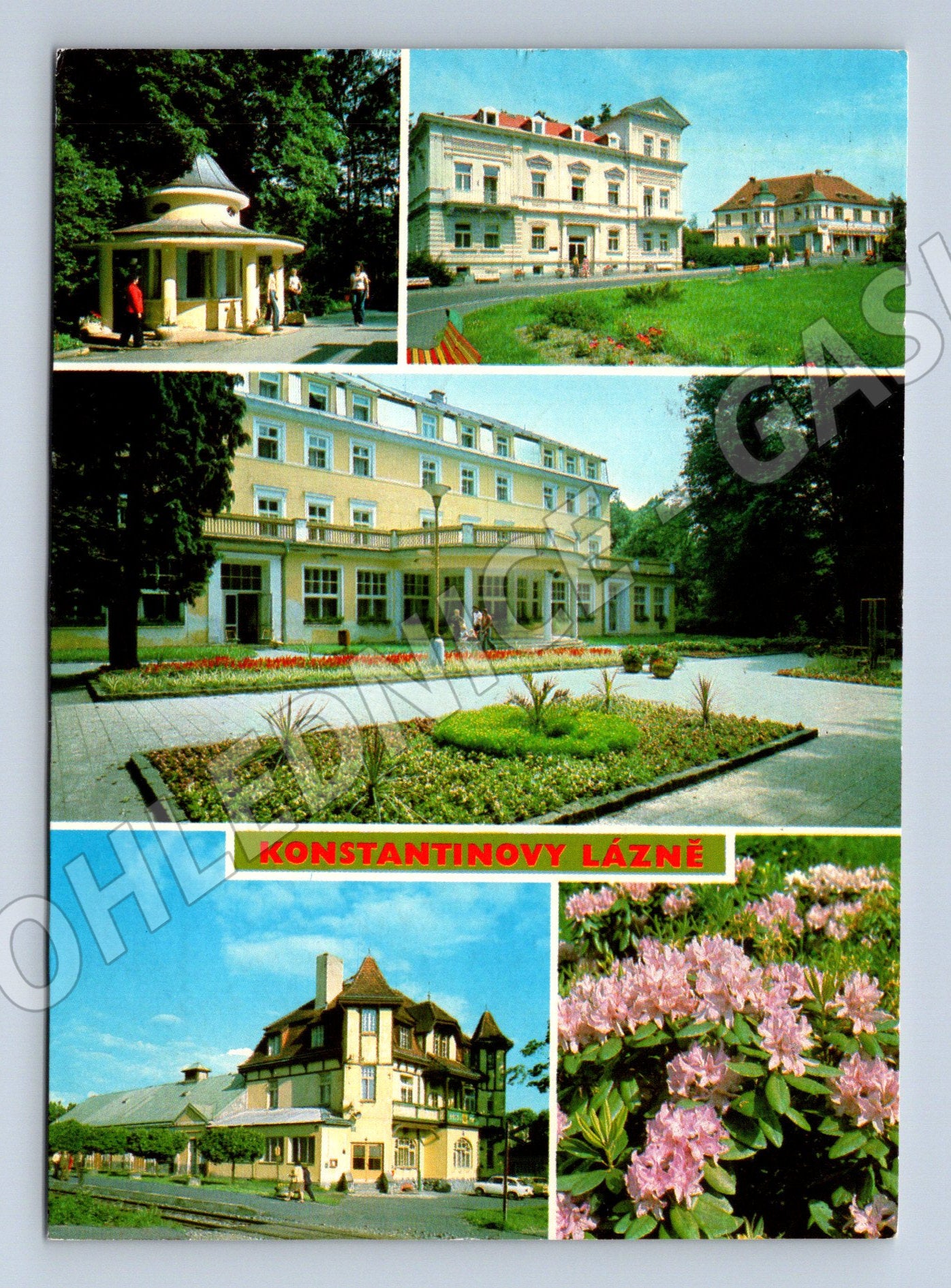 Pohlednice Konstantinovy Lázně - více záběrů (M10392)