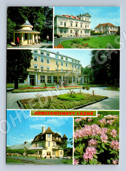Pohlednice Konstantinovy Lázně - více záběrů (M10392)