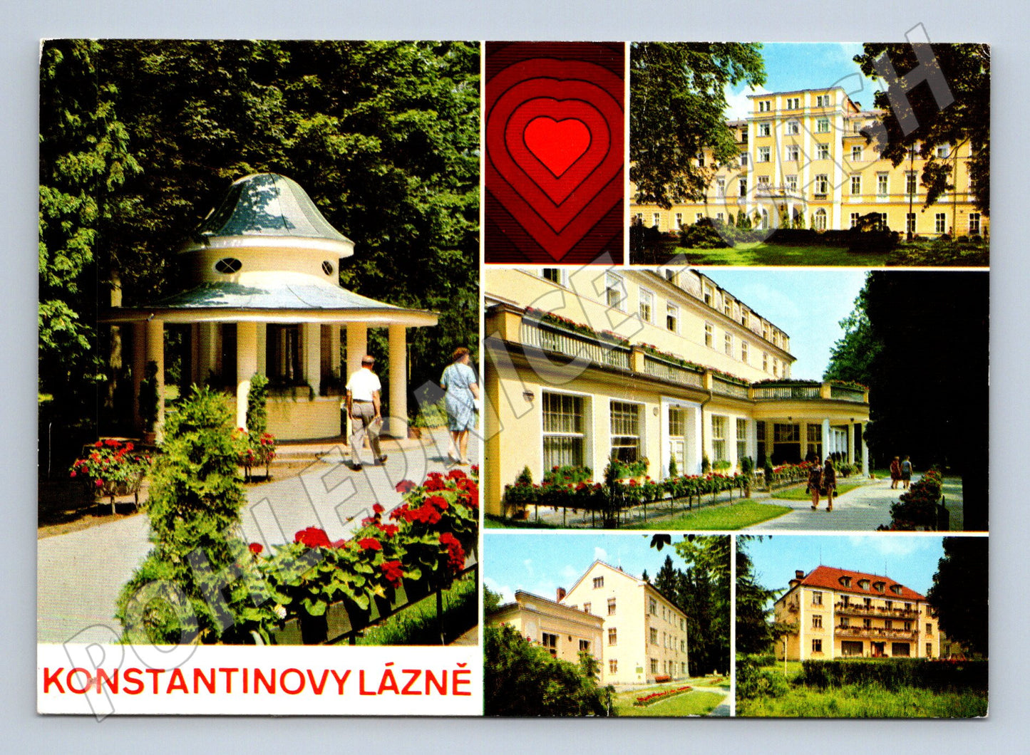 Pohlednice Konstantinovy Lázně – více záběrů (M10394)