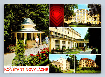 Pohlednice Konstantinovy Lázně – více záběrů (M10394)